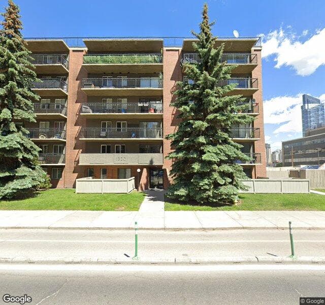 Street view of 304-1320 12 Avenue SW, Calgary