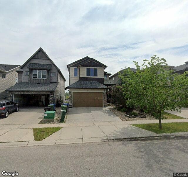 Street view of 78 Chaparral Valley Square SE, Calgary