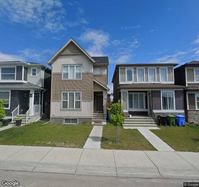 Street view of 149 Corner Ridge Mews NE, Calgary