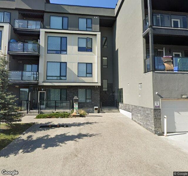 Street view of 205-605 17 Avenue NW, Calgary