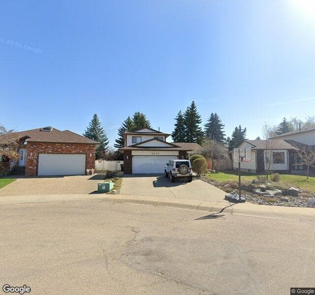 Street view of 9843 188 Street NW, Edmonton