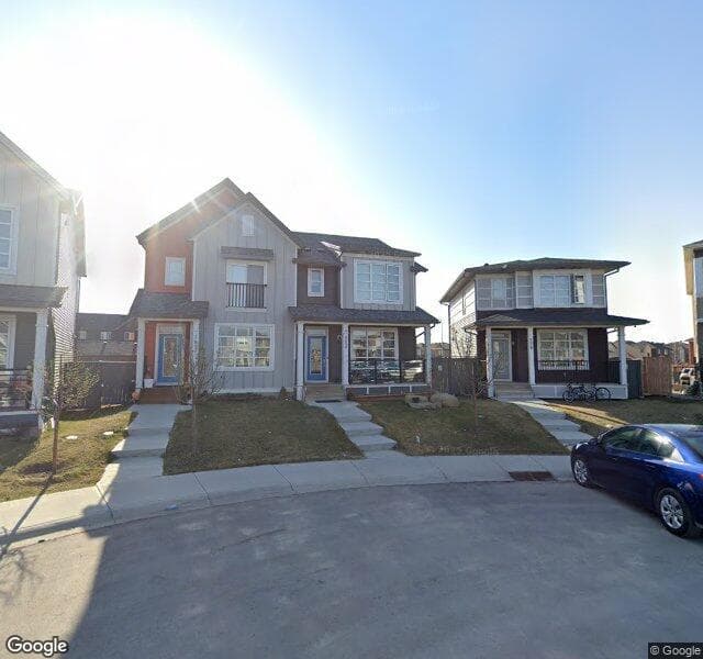 Street view of 183 Savanna Parade NE, Calgary