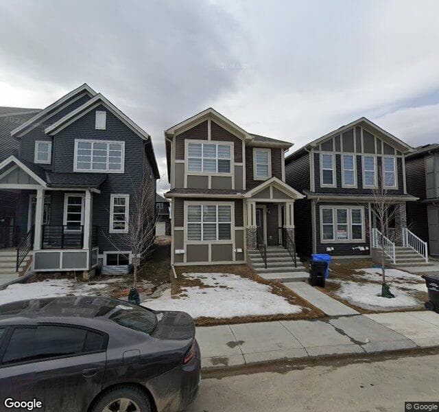 Street view of 623 Savanna Crescent NE, Calgary