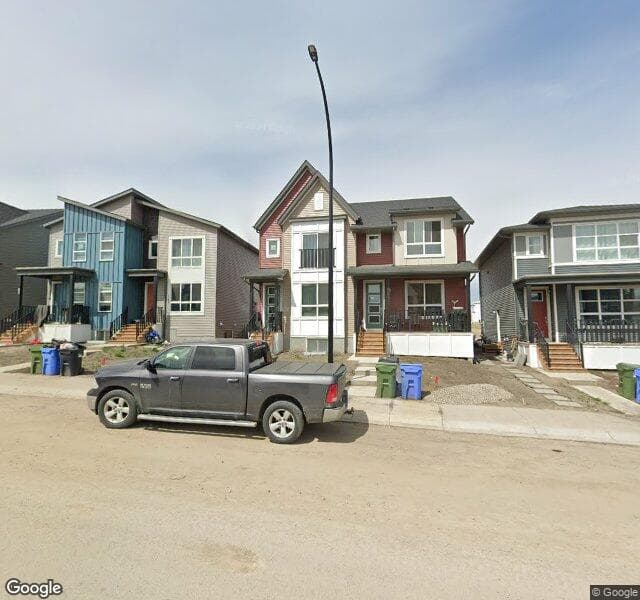 Street view of 141 Belmont Drive SW, Calgary