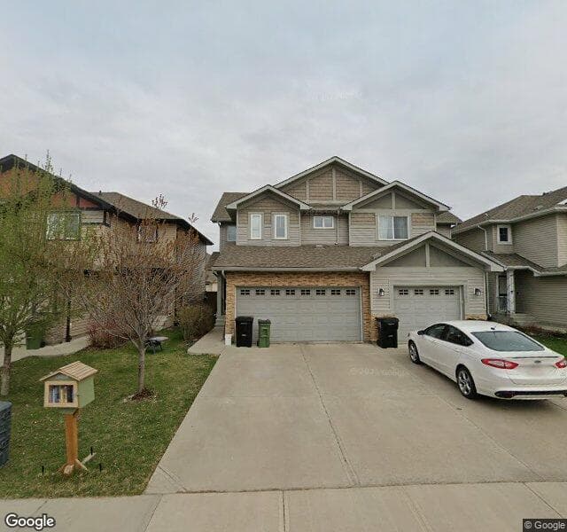 Street view of 9645 Simpson Place NW, Edmonton