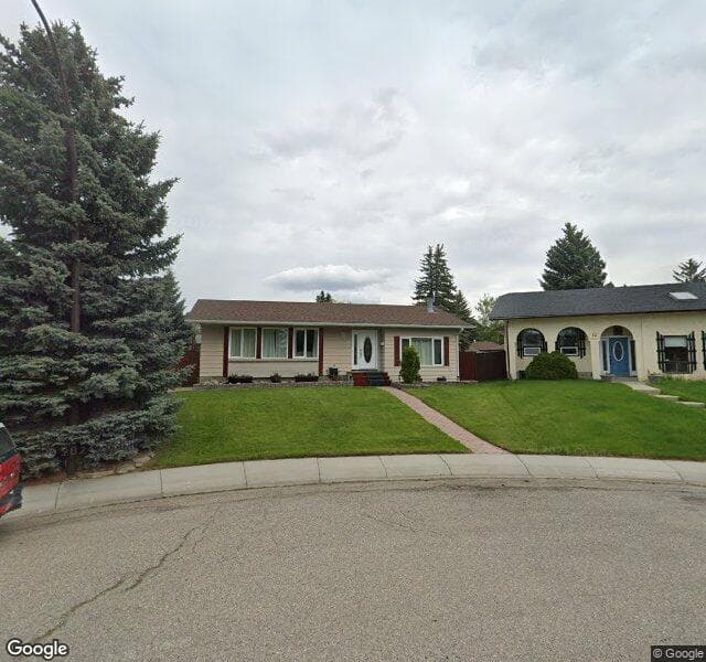 Street view of 48 Deermont Way SE, Calgary