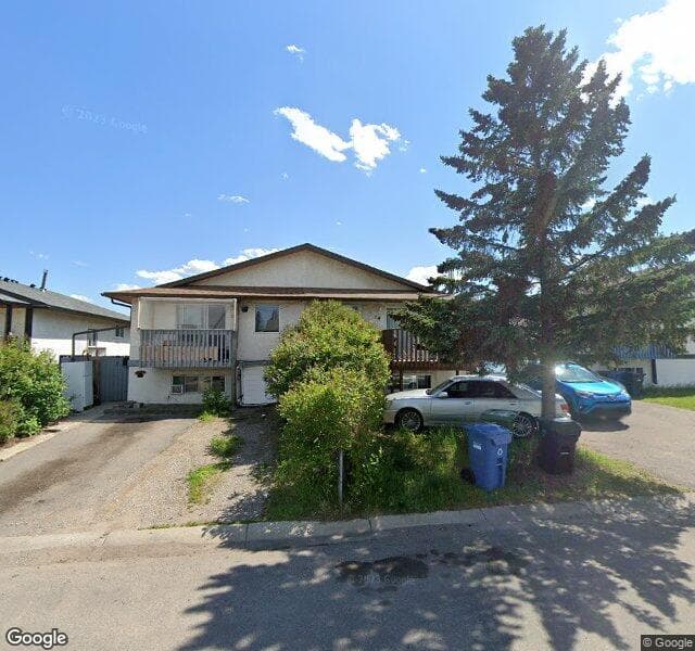 Street view of 74 Fonda Drive SE, Calgary