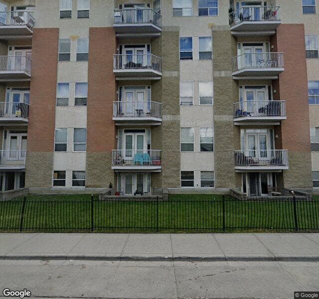 Street view of 214-1410 2 Street SW, Calgary