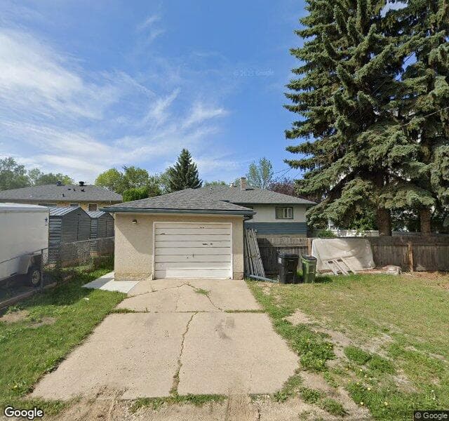 Street view of 11555 136 Street NW, Edmonton