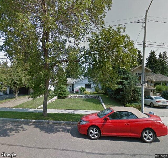 Street view of 14702 Park Drive NW, Edmonton