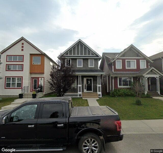 Street view of 144 Copperstone Gardens SE, Calgary