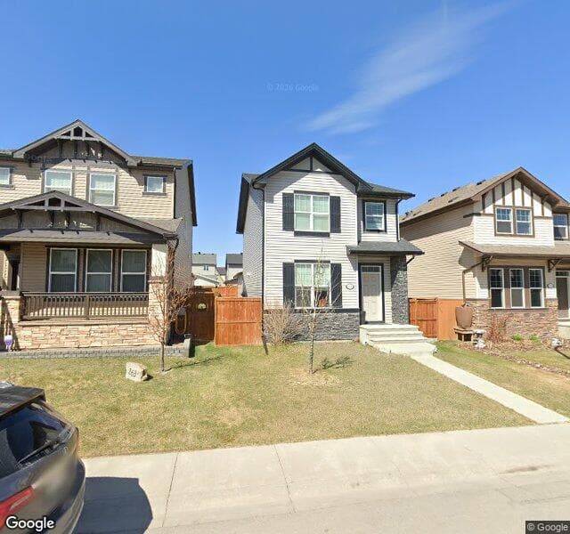 Street view of 267 Skyview Springs Gardens NE, Calgary