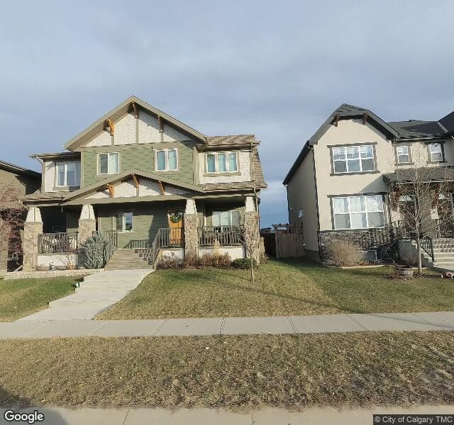 Street view of 719 Mahogany Boulevard SE, Calgary