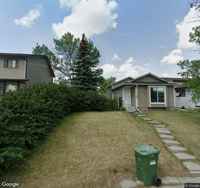 Street view of 36 Castleglen Way NE, Calgary
