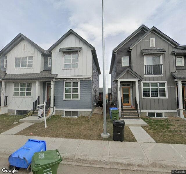 Street view of 84 Savanna Place NE, Calgary