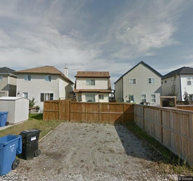 Street view of 104 Copperstone Terrace SE, Calgary