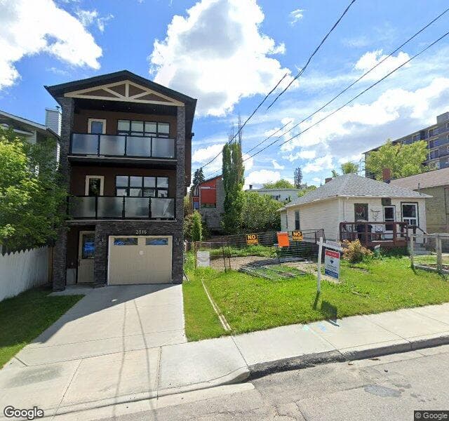 Street view of 2518 16B Street SW, Calgary