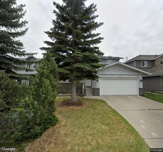Street view of 52 Shawnee Way SW, Calgary