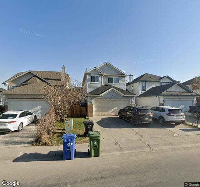 Street view of 610 Saddlecreek Way NE, Calgary