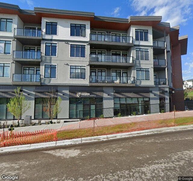 Street view of 316-205 Spring Creek Common SW, Calgary