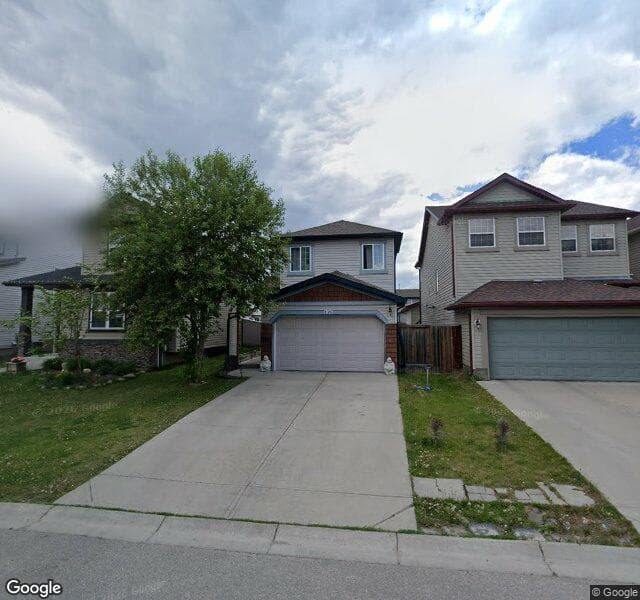 Street view of 126 Covebrook Place NE, Calgary