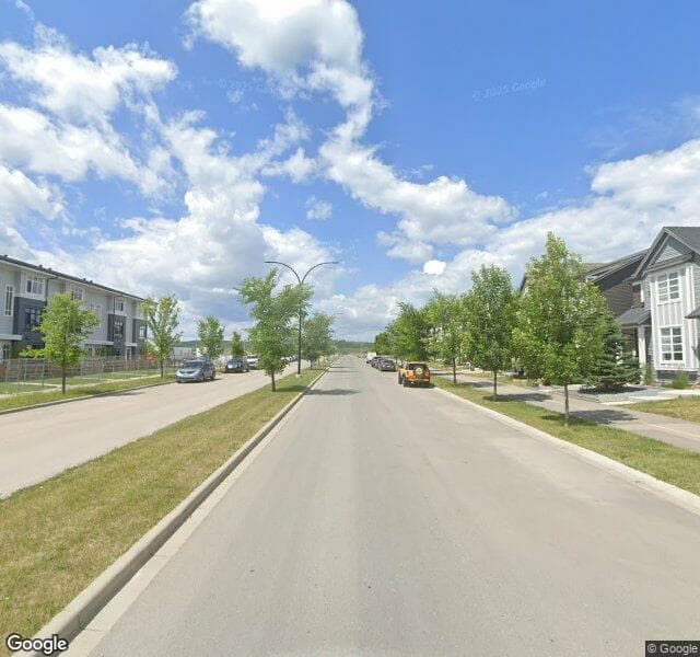Street view of 857 Belmont Drive SW, Calgary