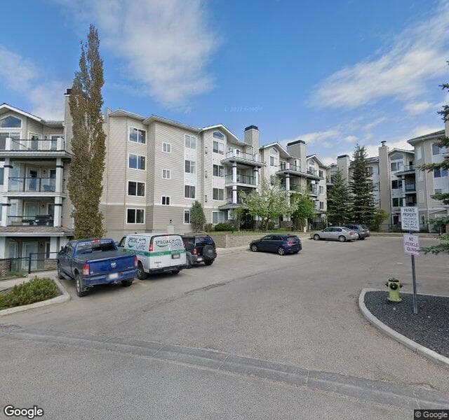 Street view of 235-369 Rocky Vista Park NW, Calgary