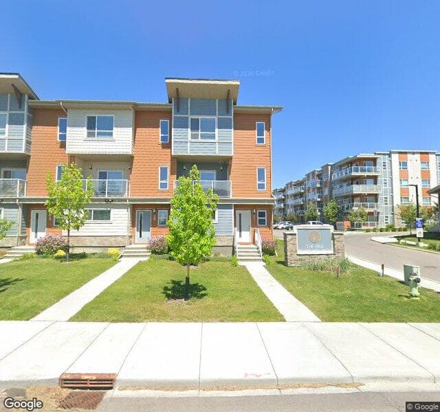 Street view of 209 Harvest Hills Common NE, Calgary
