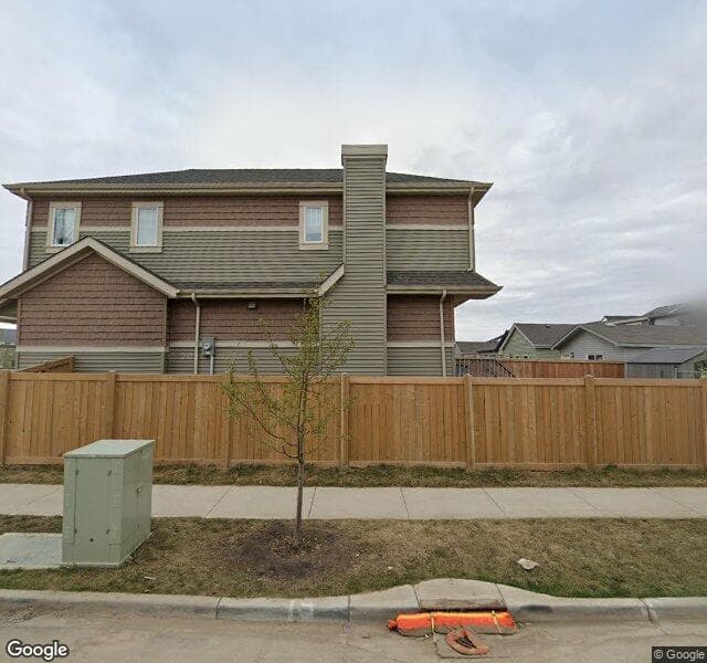 Street view of 4108 Chappelle Green SW, Edmonton