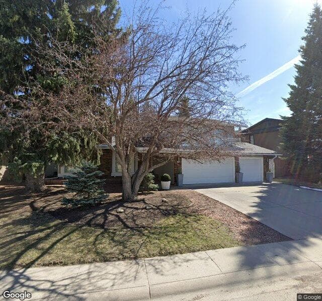 Street view of 14224 Parkside Drive SE, Calgary
