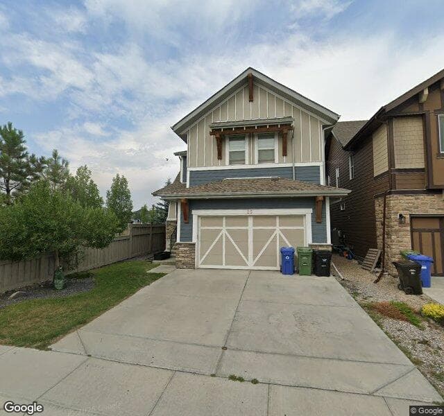 Street view of 25 Masters Park SE, Calgary