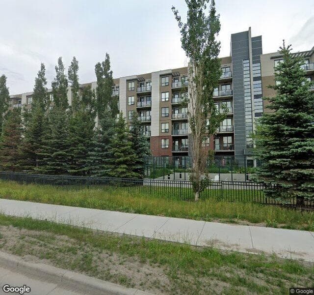 Street view of 224-955 Mcpherson Road NE, Calgary