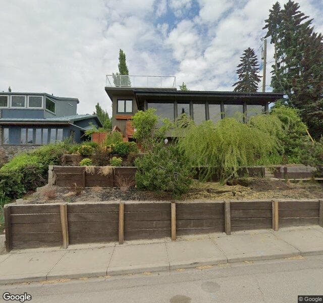 Street view of 1718 12 Avenue NW, Calgary