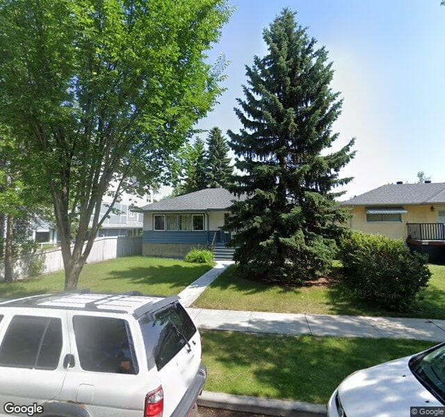 Street view of 11555 136 Street, Edmonton