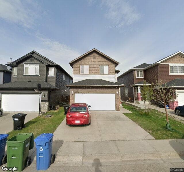 Street view of 34 Saddlecrest Crescent NE, Calgary