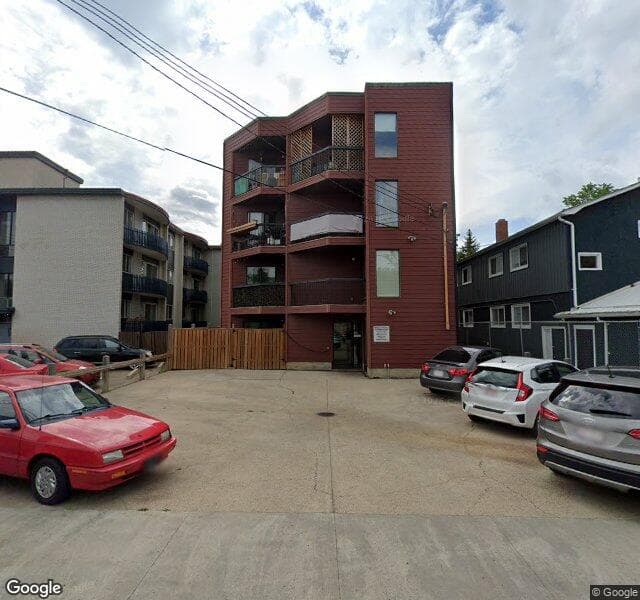Street view of 201-10743 107 Street NW, Edmonton