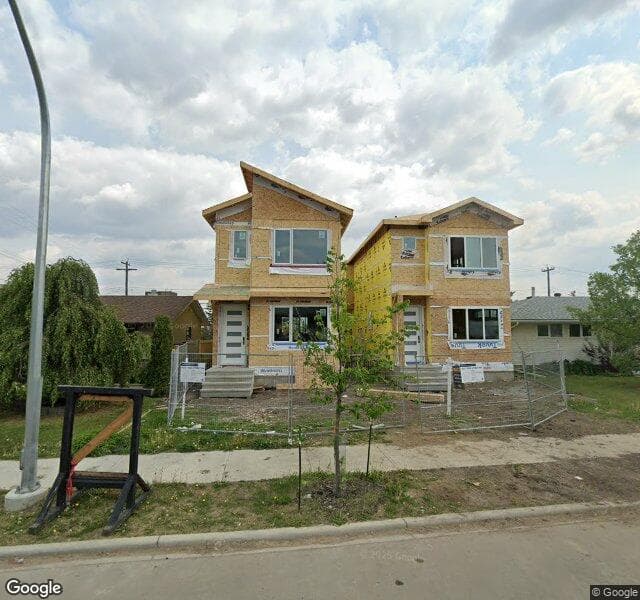Street view of 5211 104A Street, Edmonton