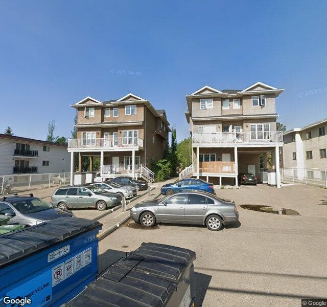Street view of 4-11917 103 Street NW, Edmonton
