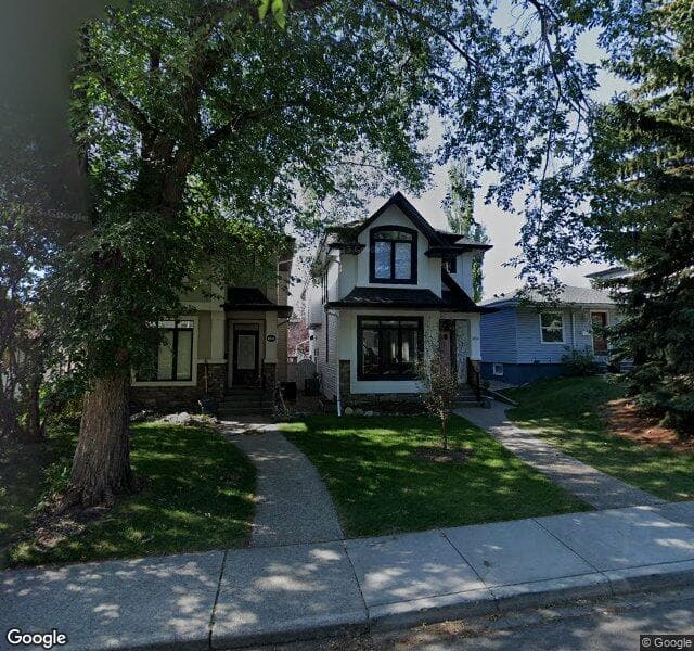 Street view of 2025 45 Avenue SW, Calgary