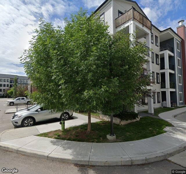 Street view of 3202-215 Legacy Boulevard SE, Calgary