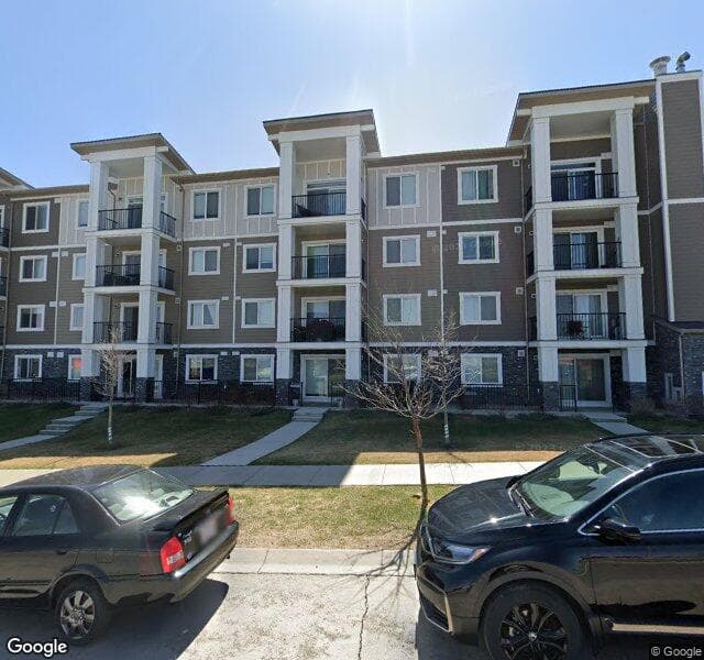 Street view of 4301-450 Sage Valley Drive NW, Calgary