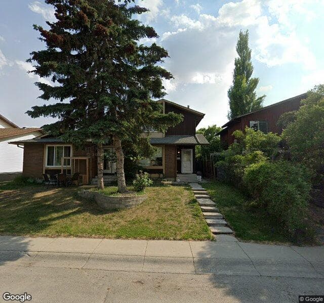 Street view of 617 Whitewood Road NE, Calgary