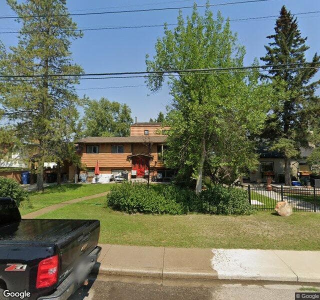 Street view of 9120 48 Avenue NW, Calgary