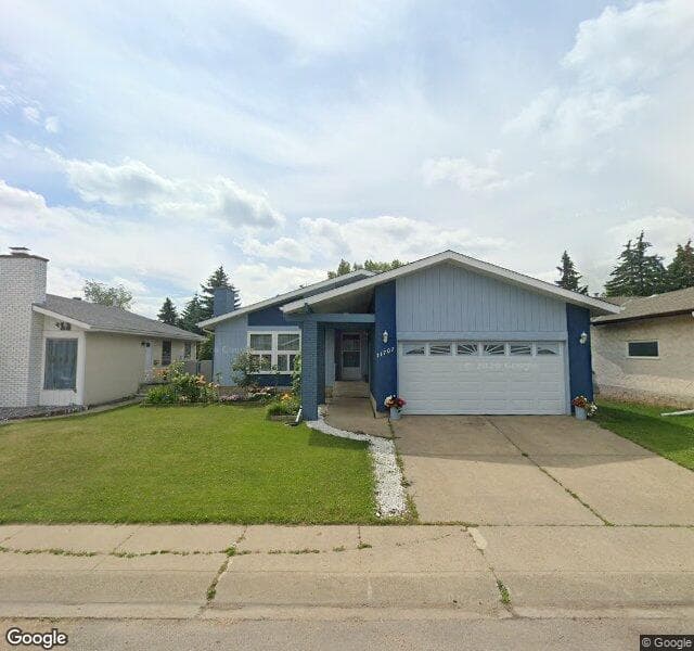 Street view of 11707 150 Avenue NW, Edmonton
