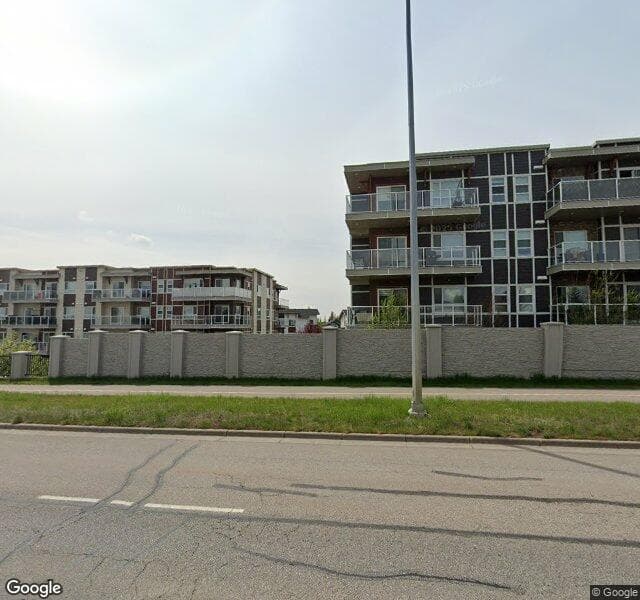 Street view of 100 Harvest Hills Place NE, Calgary