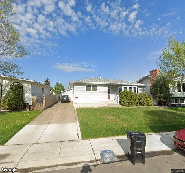 Street view of 17312 105 Street NW, Edmonton