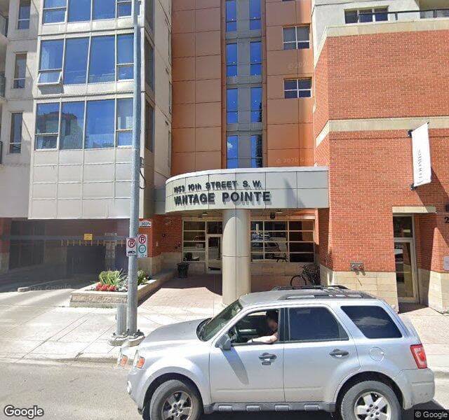 Street view of 1301-1053 10 Street SW, Calgary