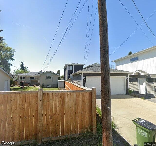 Street view of 13309 104 Street NW, Edmonton