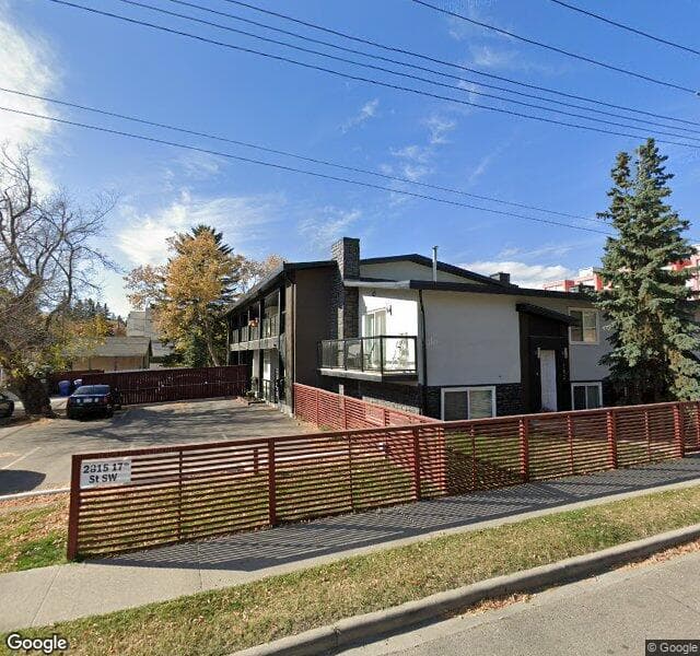 Street view of 2815 17 Street SW, Calgary