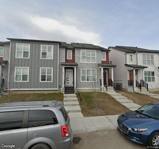 Street view of 25 Savanna Manor NE, Calgary